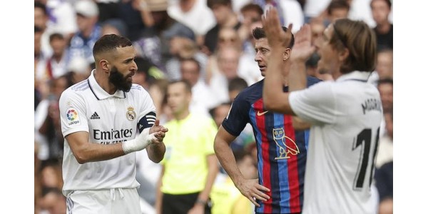 Lewandowski tekee virheen ja Benzema tekee lopulta maalin
